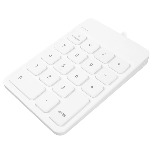 Rechargeable Bluetooth Numeric Keypad 18‑Key Slim Wireless Number Pad